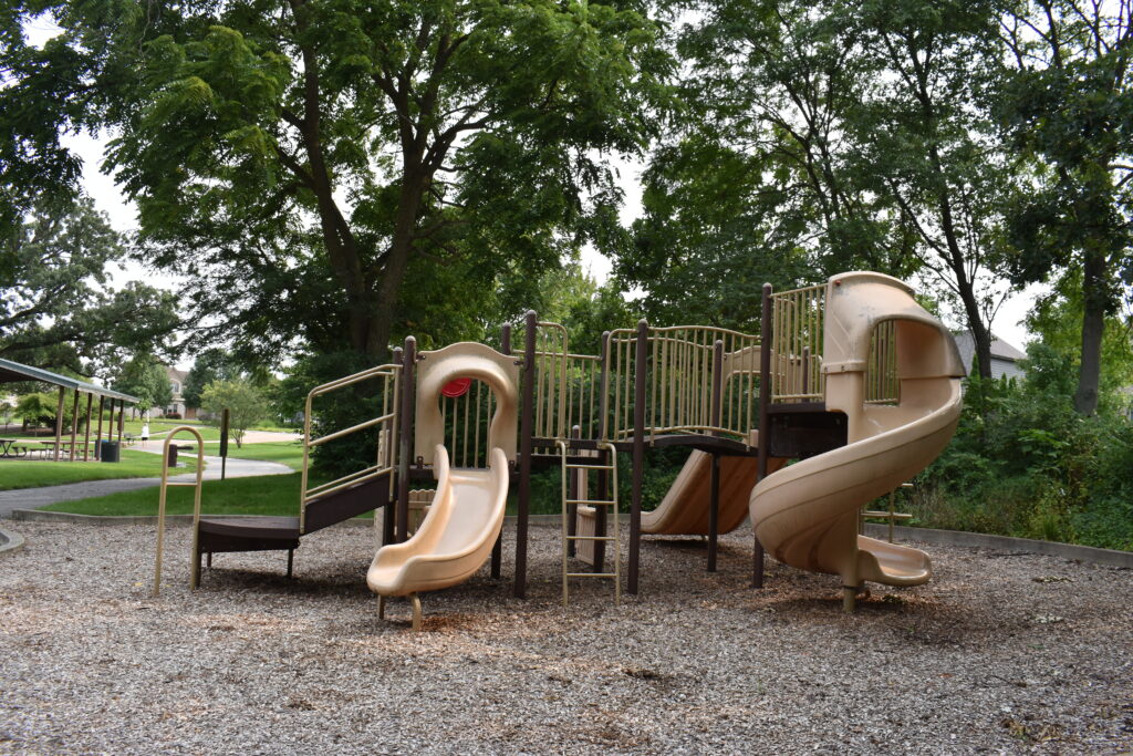 Hawks Bluff Park playground.