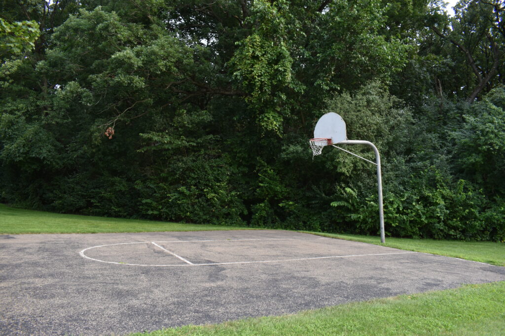 Millview Park basketball court.