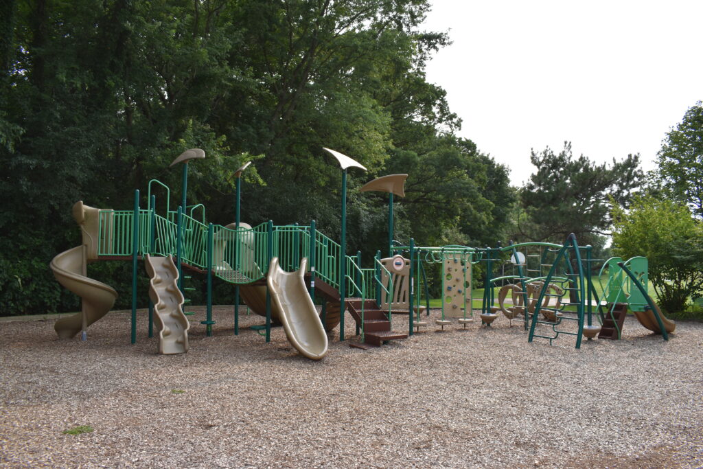 Millview Park showing large playground.