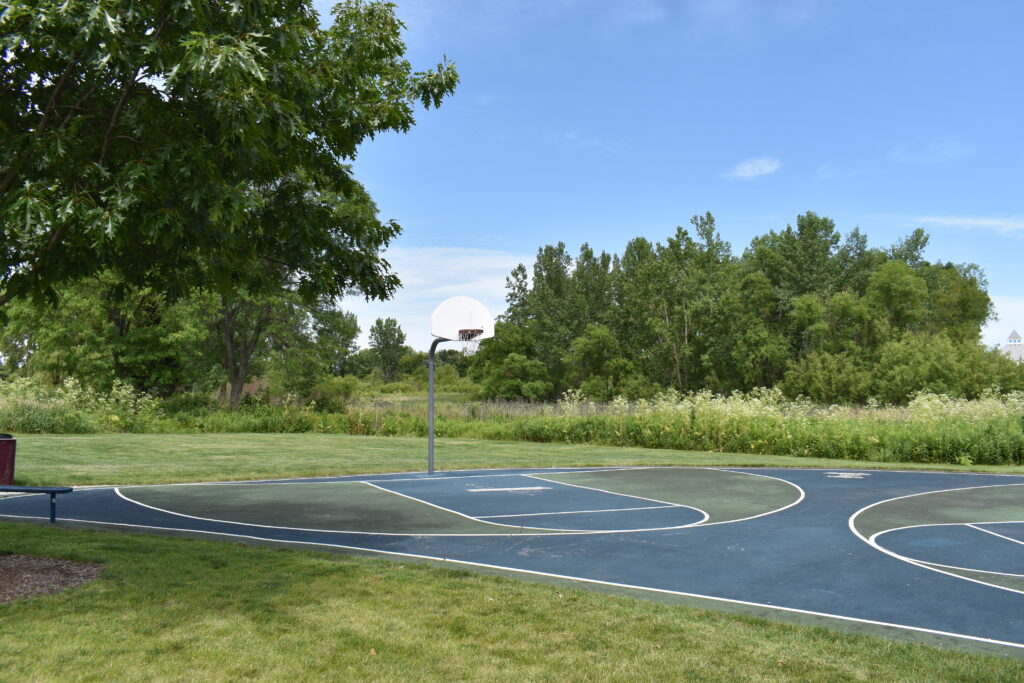 South Mill Creek Park basketball court.