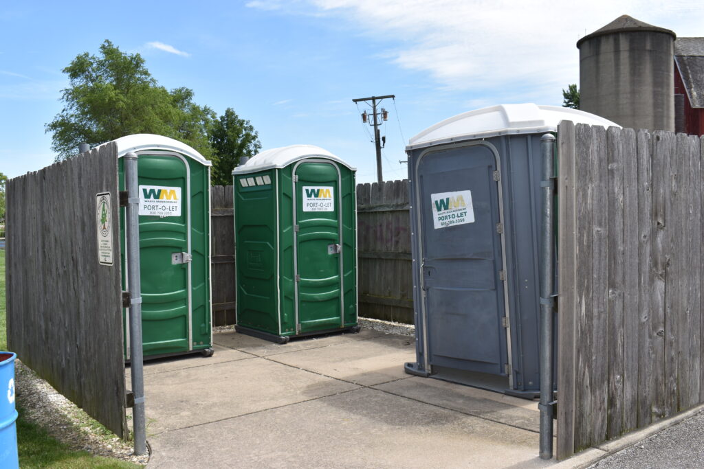 South Mill Creek Park portable restrooms.
