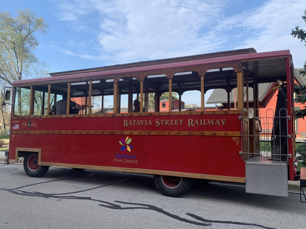 Batavia Depot Museum's Red Trolley