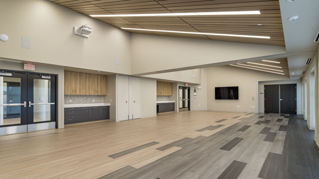 open plan community room space