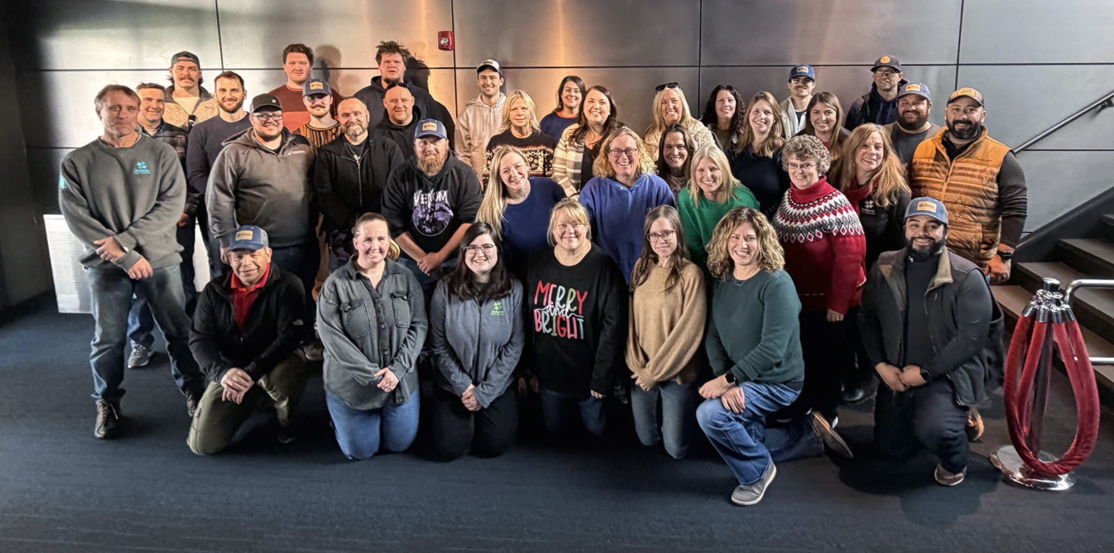 Batavia Park District staff represented in a group photograph