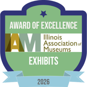 Award badge 2026 Award of Excellence for Exhibits